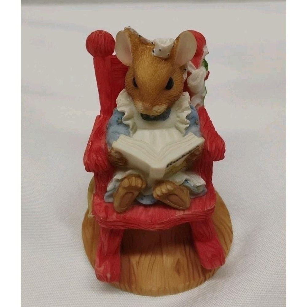 Priscilla's Mouse Tales "Tell Me a Mouse Tale" Figurine with Box - 1997
